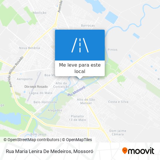 Rua Maria Lenira De Medeiros mapa