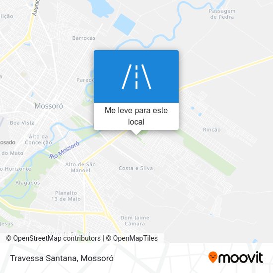 Travessa Santana mapa