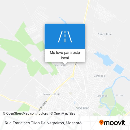 Rua Francisco Tilon De Negreiros mapa