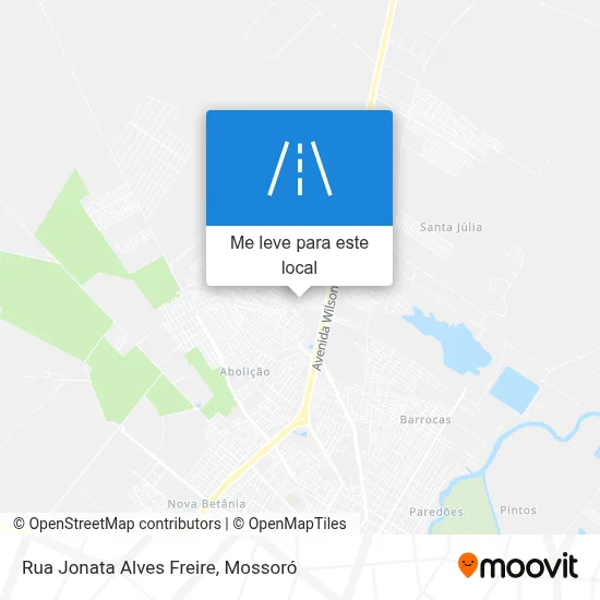 Rua Jonata Alves Freire mapa
