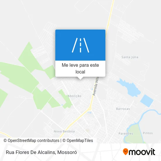 Rua Flores De Alcalins mapa