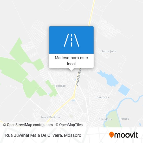 Rua Juvenal Maia De Oliveira mapa