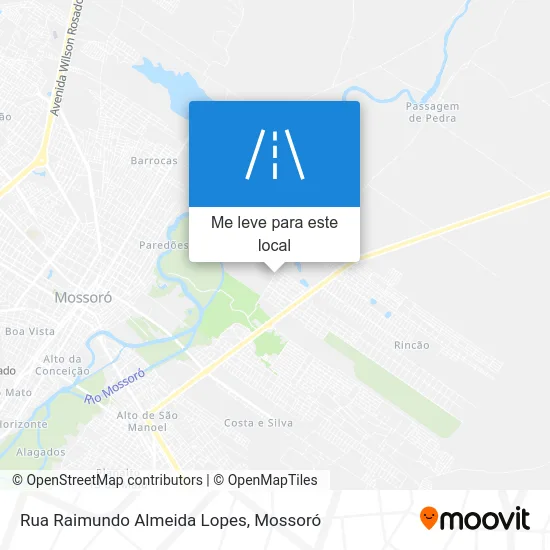Rua Raimundo Almeida Lopes mapa