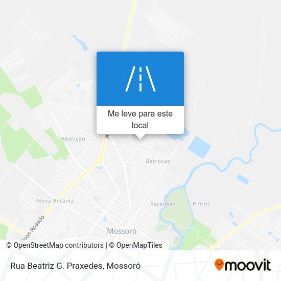 Rua Beatriz G. Praxedes mapa