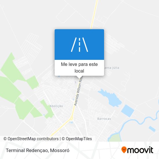 Terminal Redençao mapa