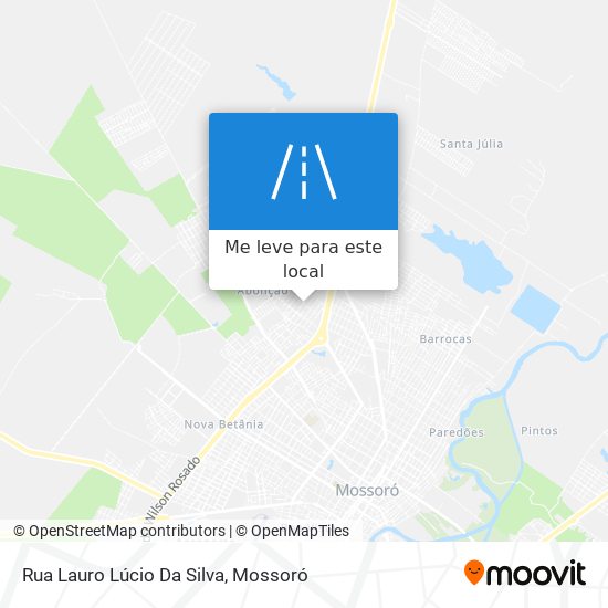 Rua Lauro Lúcio Da Silva mapa