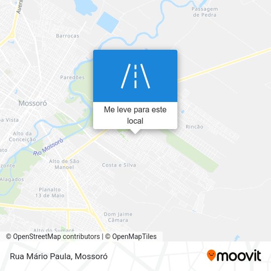 Rua Mário Paula mapa