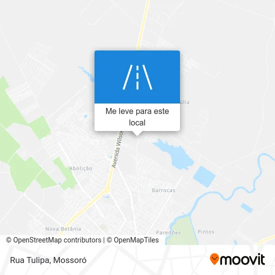 Rua Tulipa mapa