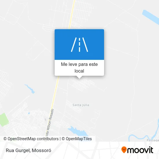 Rua Gurgel mapa