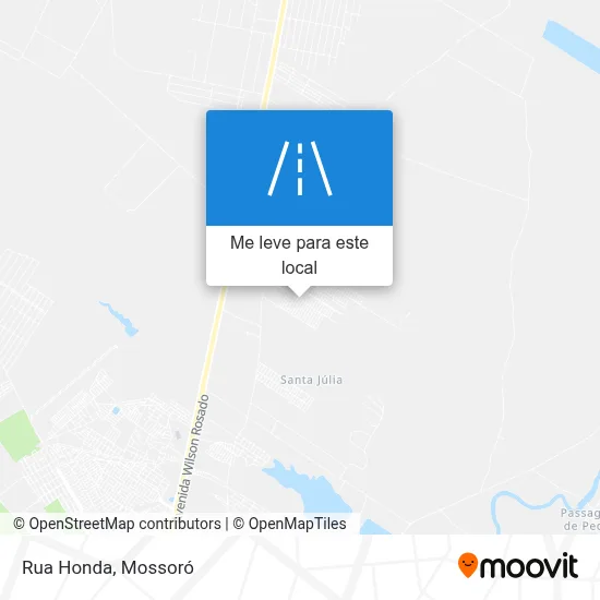 Rua Honda mapa