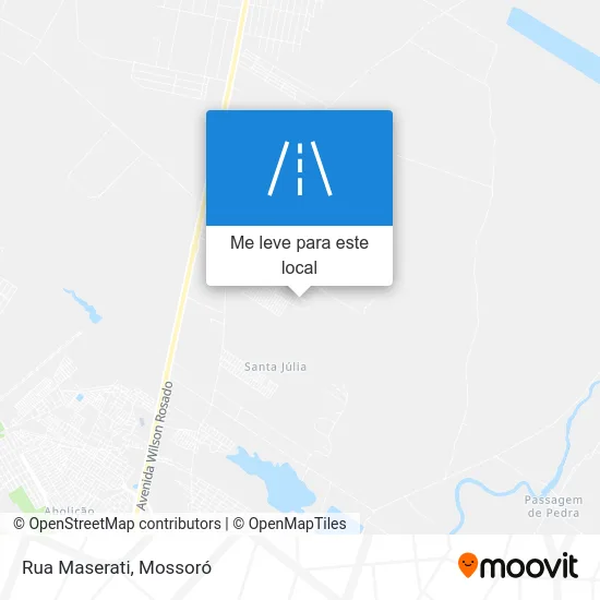 Rua Maserati mapa