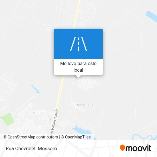 Rua Chevrolet mapa