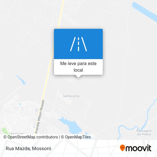 Rua Mazda mapa