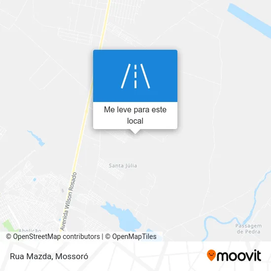 Rua Mazda mapa