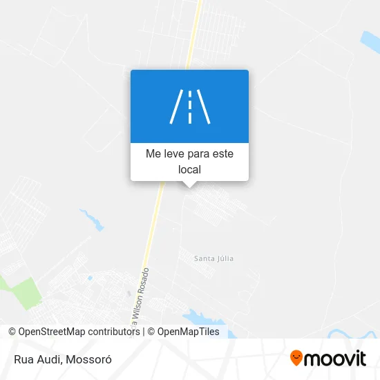Rua Audi mapa