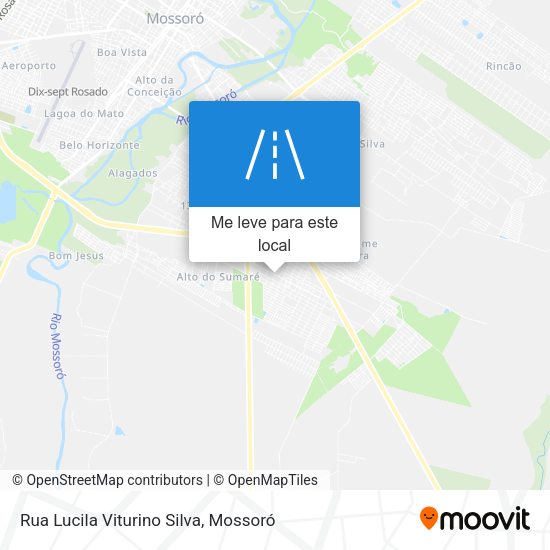 Rua Lucila Viturino Silva mapa