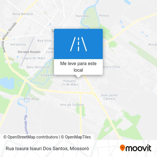 Rua Isaura Isauri Dos Santos mapa