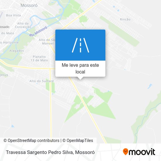 Travessa Sargento Pedro Silva mapa