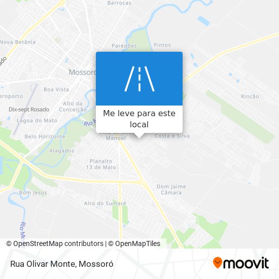 Rua Olivar Monte mapa