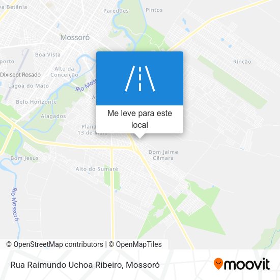 Rua Raimundo Uchoa Ribeiro mapa