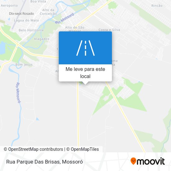 Rua Parque Das Brisas mapa