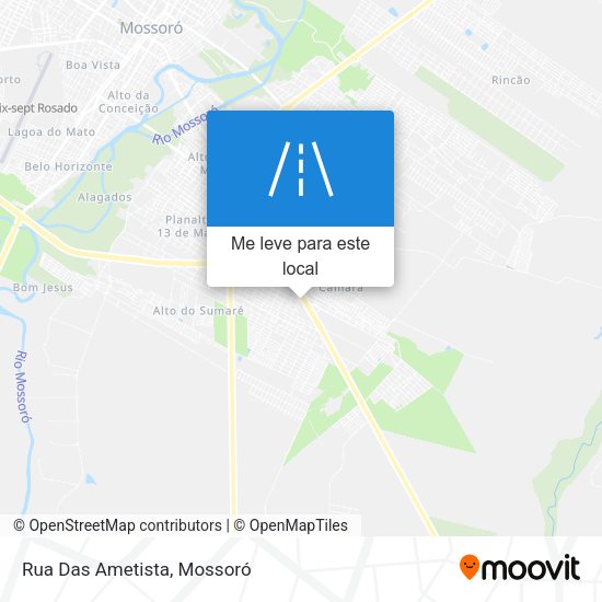 Rua Das Ametista mapa