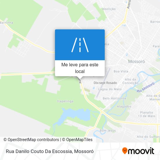 Rua Danilo Couto Da Escossia mapa