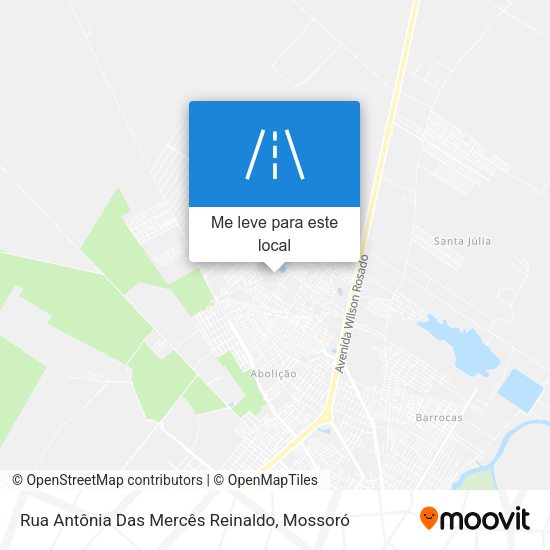 Rua Antônia Das Mercês Reinaldo mapa