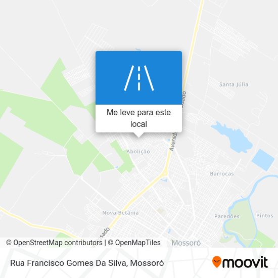 Rua Francisco Gomes Da Silva mapa