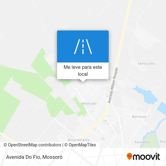 Avenida Do Fio mapa
