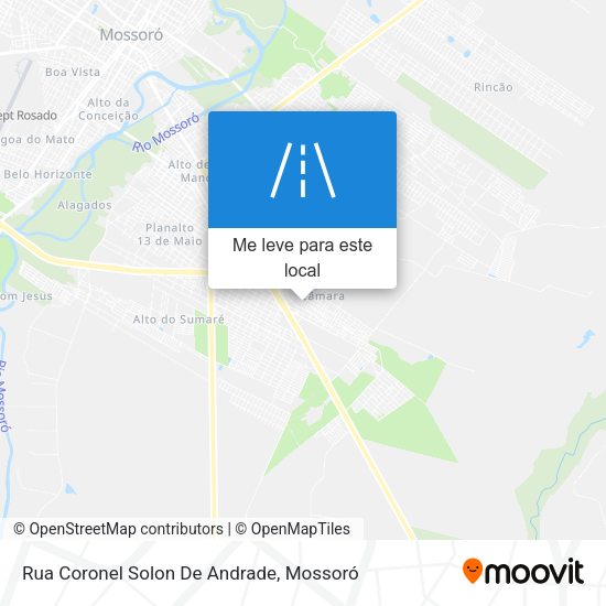 Rua Coronel Solon De Andrade mapa