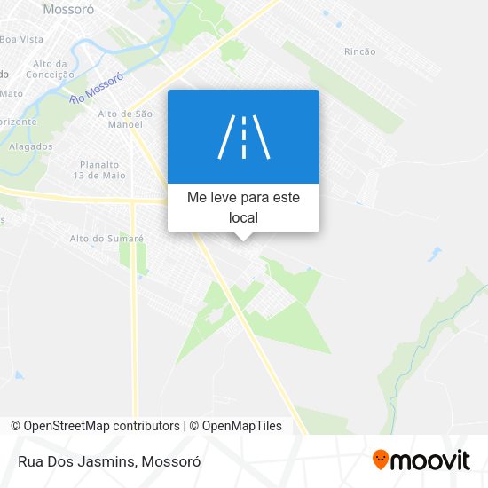 Rua Dos Jasmins mapa