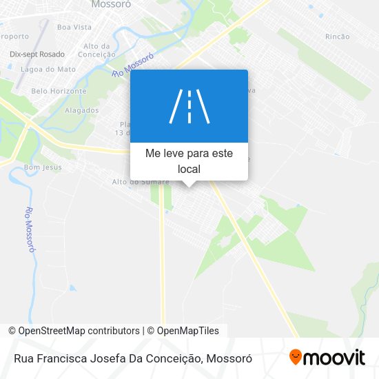 Rua Francisca Josefa Da Conceição mapa