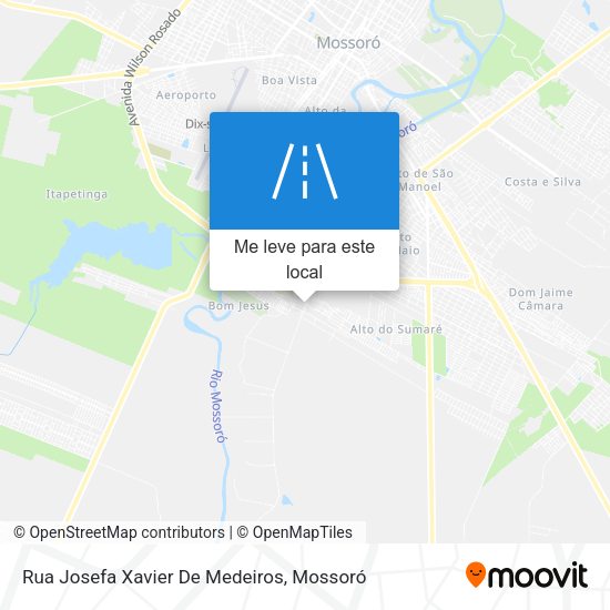 Rua Josefa Xavier De Medeiros mapa