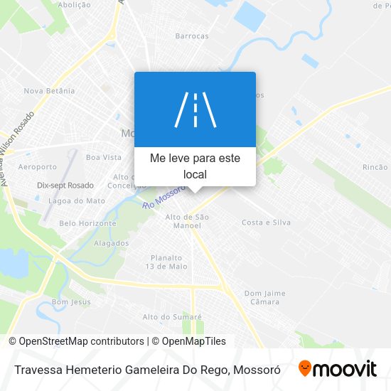 Travessa Hemeterio Gameleira Do Rego mapa