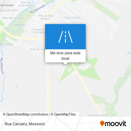 Rua Caruaru mapa