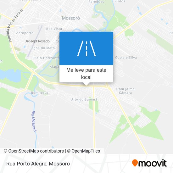 Rua Porto Alegre mapa