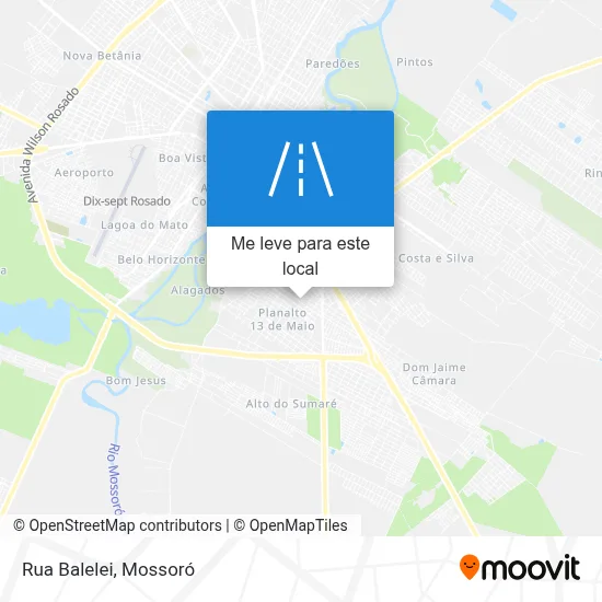 Rua Balelei mapa