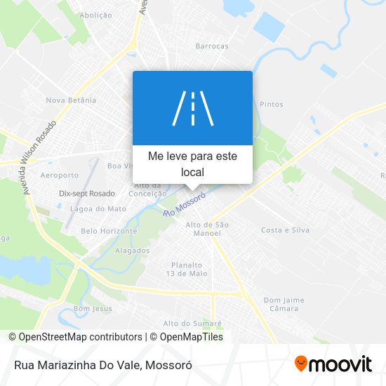 Rua Mariazinha Do Vale mapa