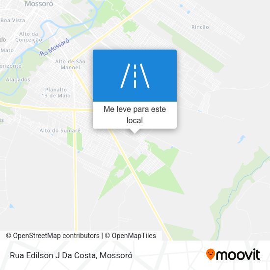 Rua Edilson J Da Costa mapa