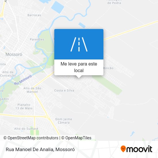 Rua Manoel De Analia mapa