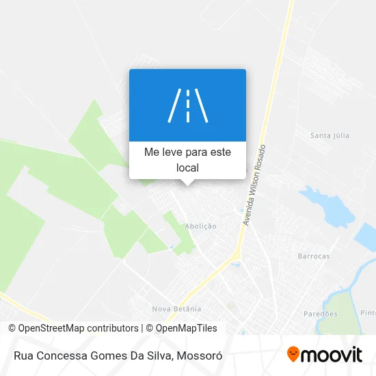 Rua Concessa Gomes Da Silva mapa