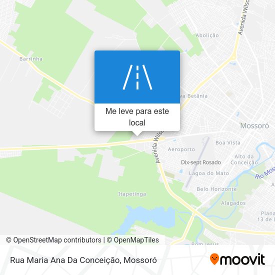 Rua Maria Ana Da Conceição mapa