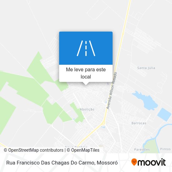 Rua Francisco Das Chagas Do Carmo mapa