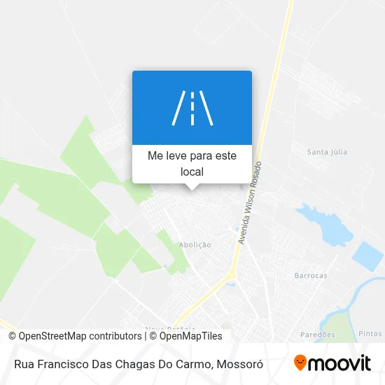 Rua Francisco Das Chagas Do Carmo mapa