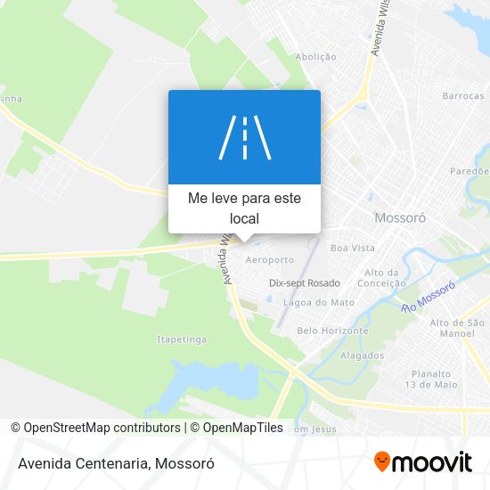 Avenida Centenaria mapa