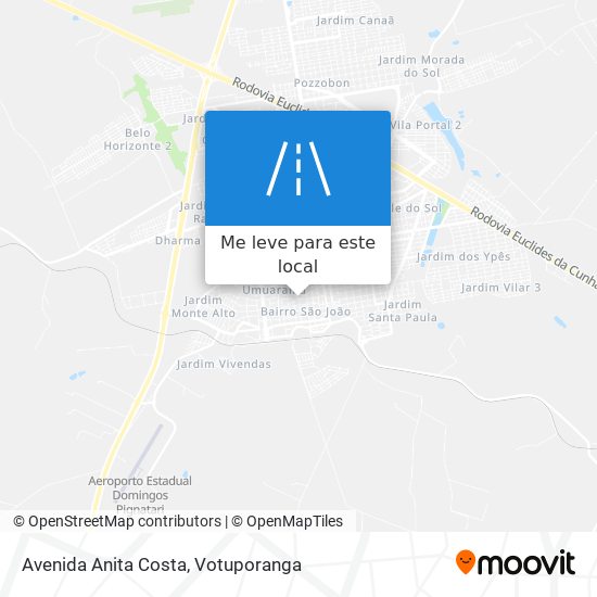 Avenida Anita Costa mapa