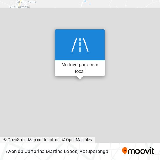 Avenida Cartarina Martins Lopes mapa
