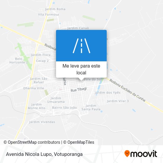 Avenida Nicola Lupo mapa