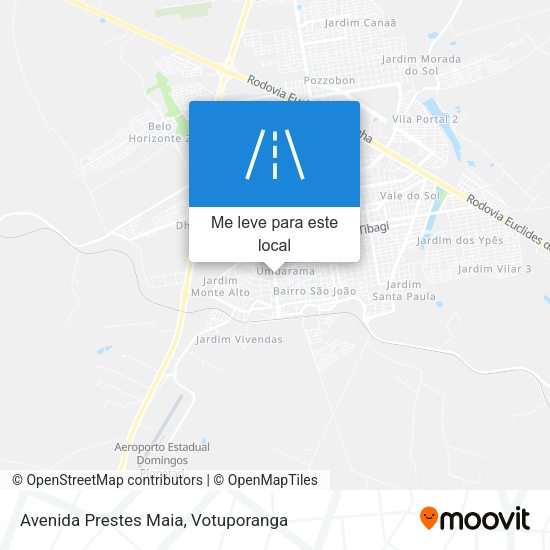 Avenida Prestes Maia mapa